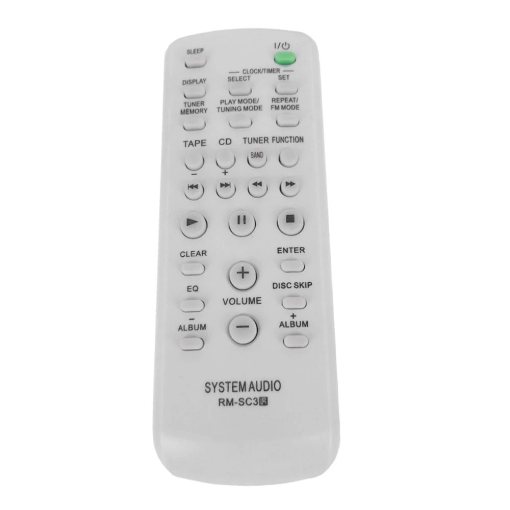 Per Sony Cd Hifi System Audio Remote Control Rm-Sc3 Rm-Sc30 Rm-Sc50 Rm-Sc55 Mhc-Rg29 Mhc-Rg490S Cmt-Eh10 Cmt-U1 Cmt-Cpz1