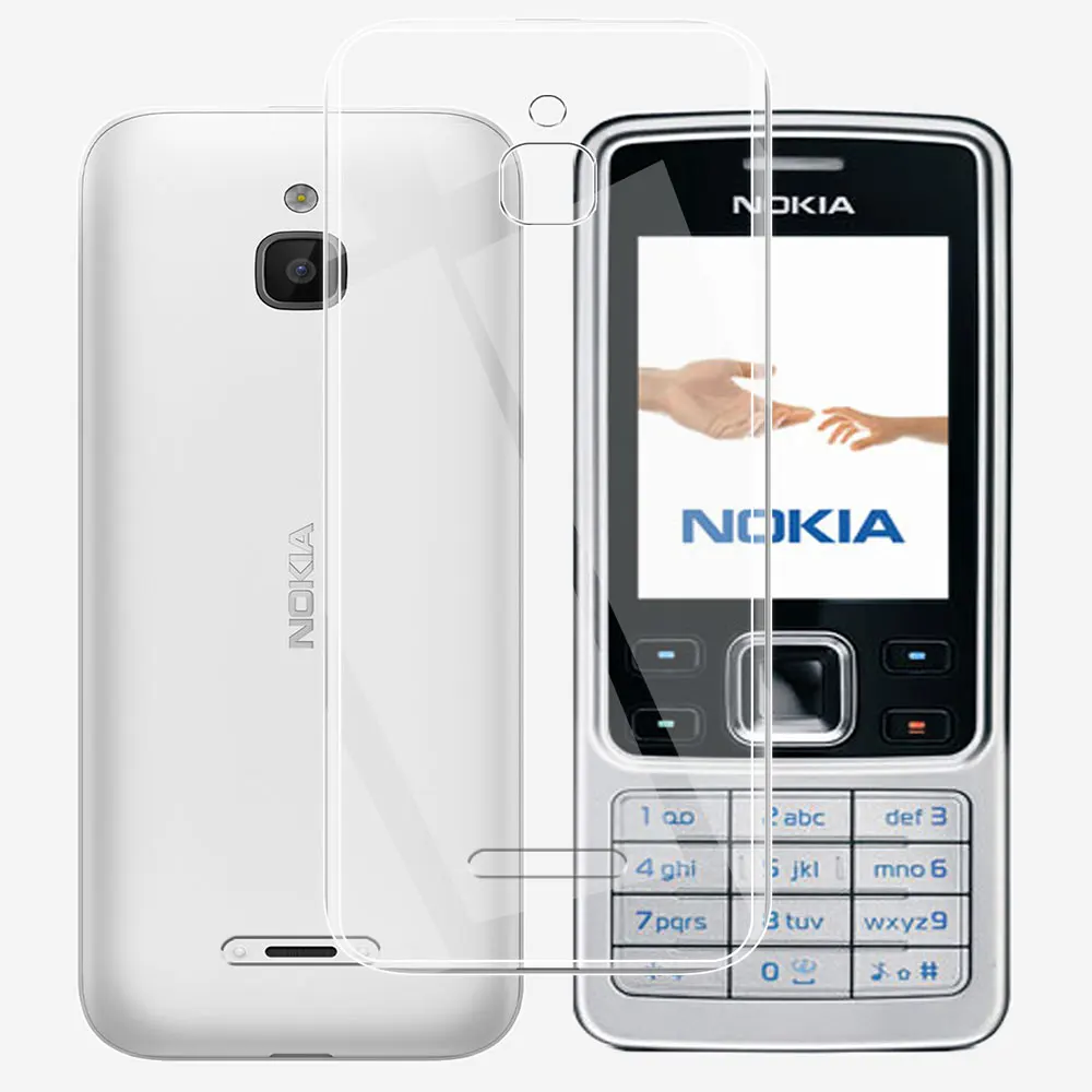 Per Nokia 6300 Custodia Custodia Morbida In Silicone Trasparente Da 2.4 Pollici Per Nokia 6300 Funda Per Nokia 6300 Trasparente Nokia6300 Coque