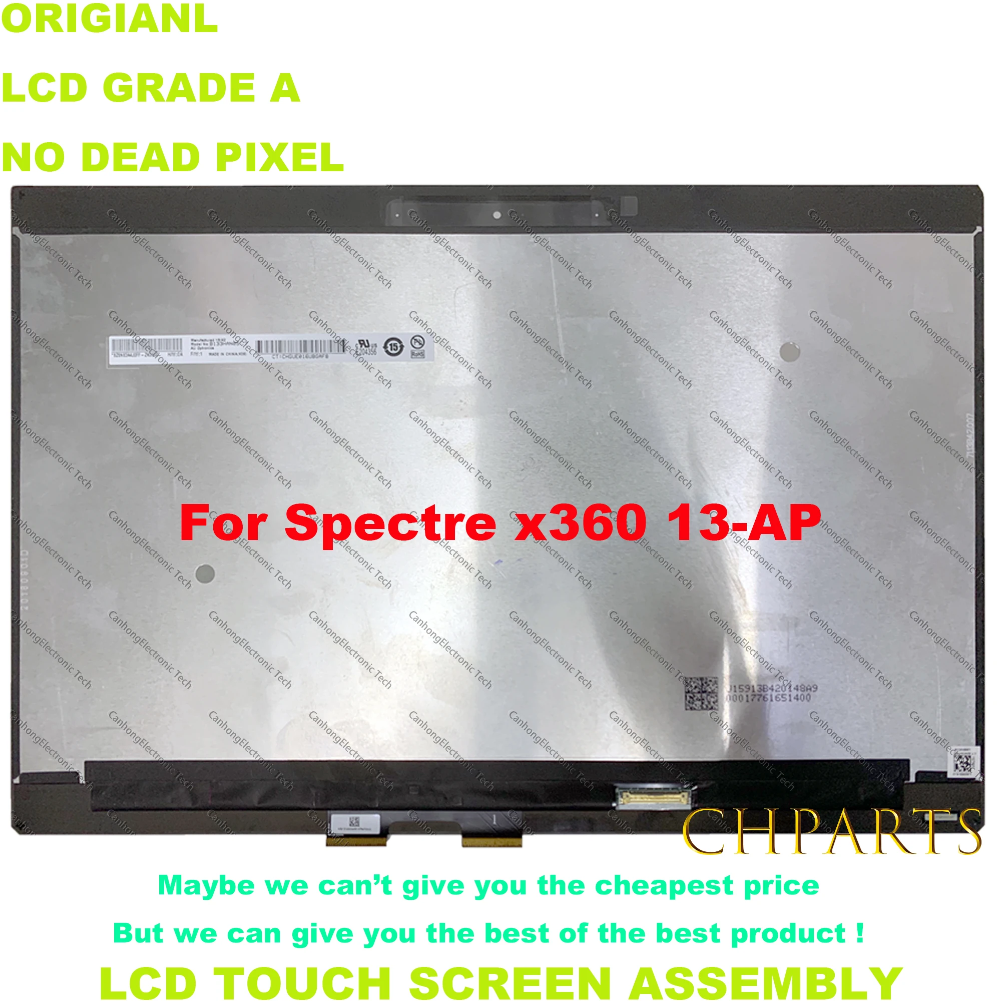 13.3 Pollici Per Laptop Hp Spectre X360 13 Ap 13-Ap0003Np L30351-1J1 13.3 Pollici Lcd Touch Screen Digitizer Gruppo Di Ricambio