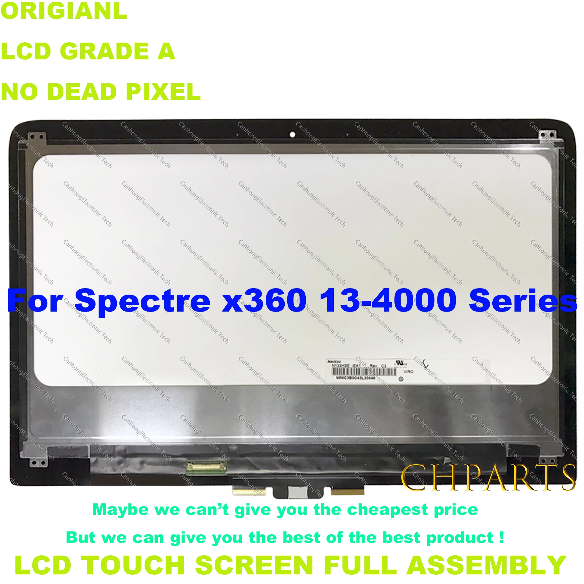 13.3 "Fhd Qhd Per Hp Spectre Pro X360 G1 13T 13-41Xx 13-4000 Laptop Display Lcd Touch Screen Remplacement Assembly 828822-001