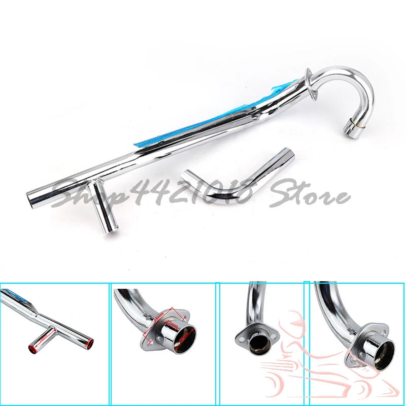 28Mm Apollo Doppio Tubo Di Scarico Proiettile Off-Road Moto Marmitta Dirt Pit Bike 50Cc 70Cc 90Cc 110Cc 125Cc
