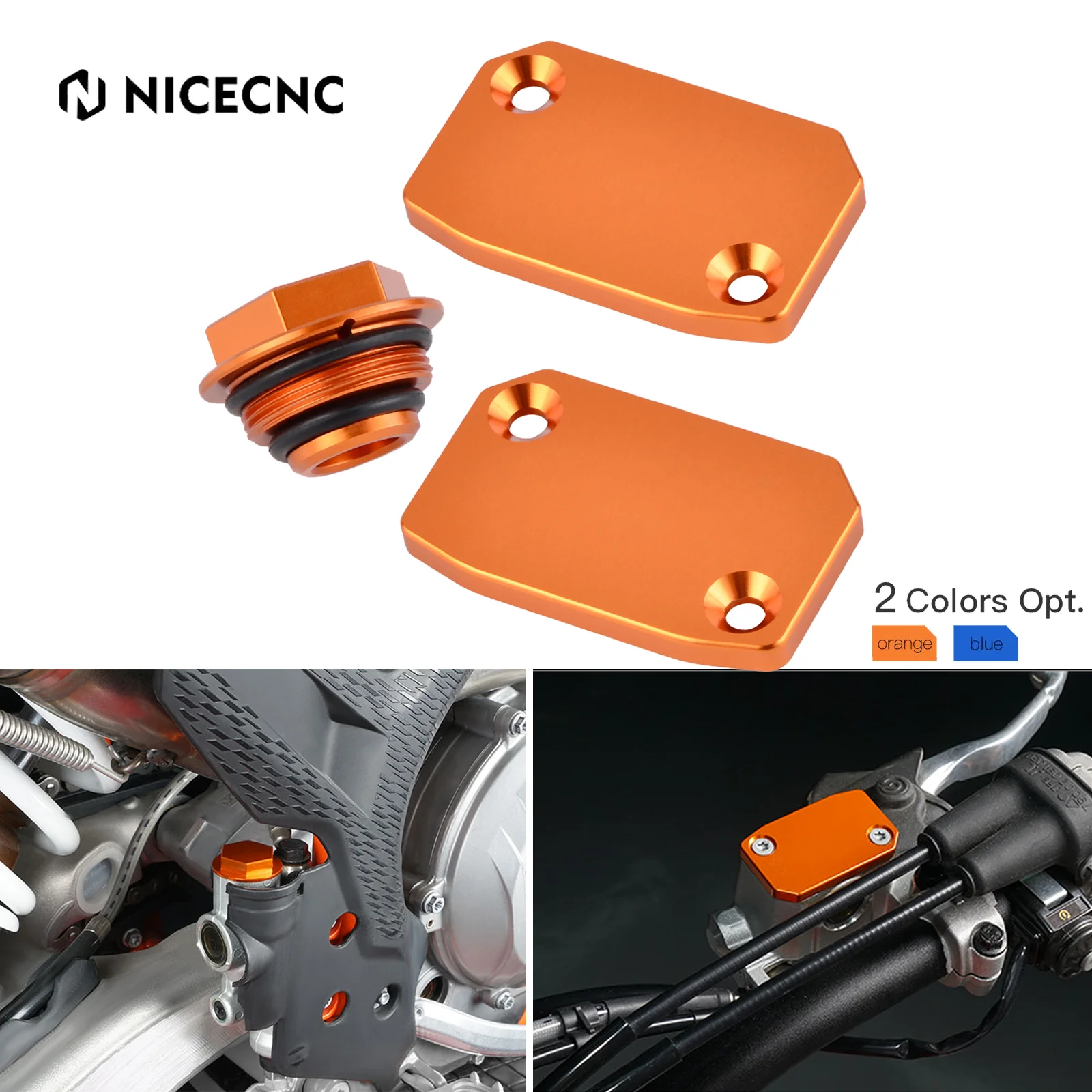 Tappo Serbatoio Pompa Frizione Freno Anteriore Posteriore Per Ktm Exc Excf Xc Xcw Sx Sxf Tpi 6D 125 250 300 350 450 500 2017-2020