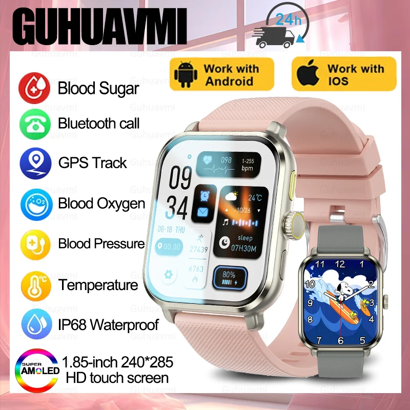 2024 New Fashion Voice Call Smart Watch Ladies Forever Display Custom Face Sports Health Bracciale Ip68 Smartwatch Impermeabile Da Uomo