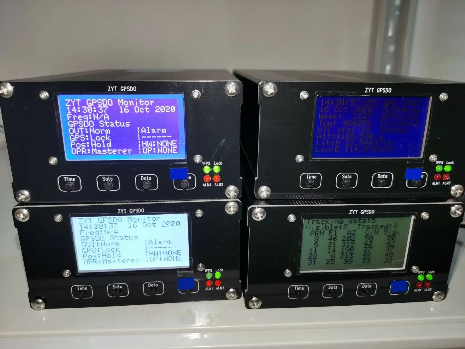 Versione Aggiornata Zyt-Gpsdo-1 Trimble Lcd 10Mhz 1Pps Ocxo Gps Disciploscillatore