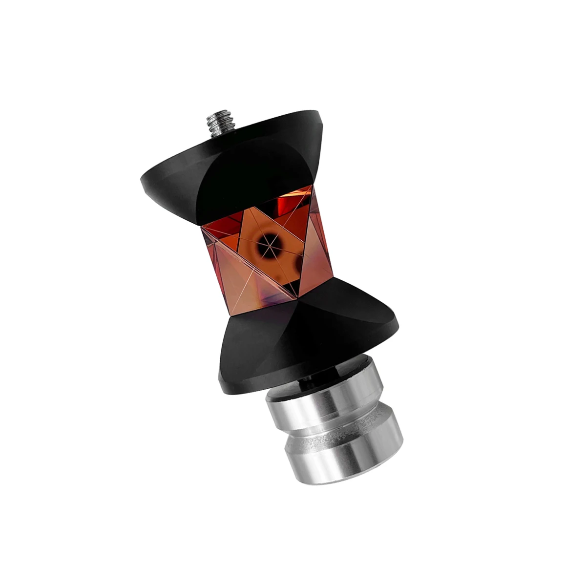 Mini Prisma A 360 Gradi Con Adattatore Filettato 5/8X11 Per Stazione Totale Leica Nikon Trimble