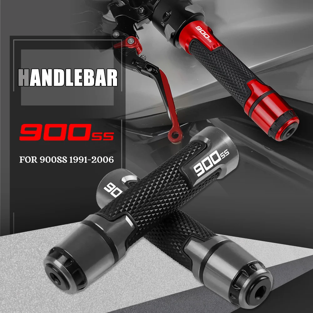 Motorcycle Cnc Handlebar Grips Hand Grips Ends 7/8" 22Mm For Ducati 900Ss 900 Ss 1991 1992 1993 1994-2002 2003 2004 2005 2006