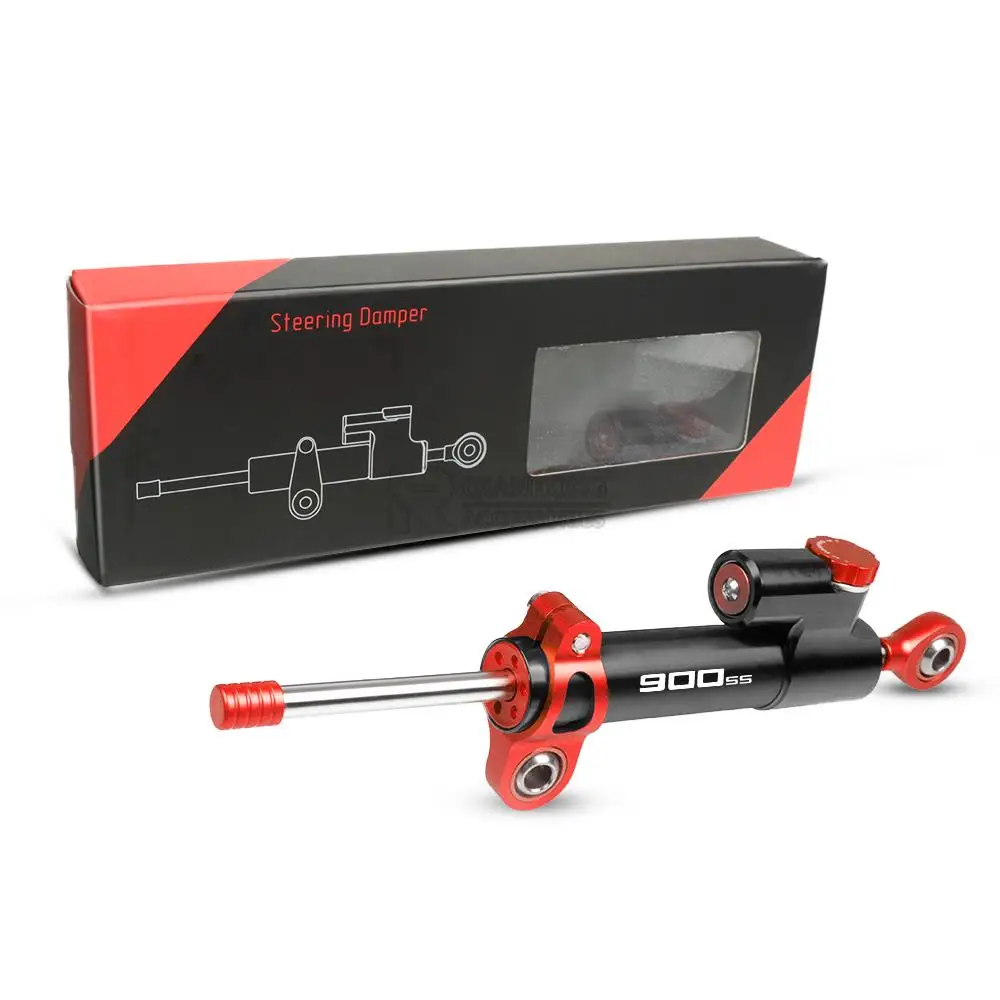 Per Ducati 900Ss 900 Ss 2022 2021 Allyears 900Ss Cnc Alluminio Regolabile Moto Sterzo Stabilizzare Kit Di Montaggio Staffa Ammortizzatore