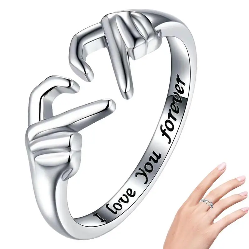 Anelli Claddagh Per Le Donne Ti Amo Per Sempre Anello Irlandese Claddagh Misura Regolabile Claddagh Cuore Madre Figlia Anelli Per Adolescenti