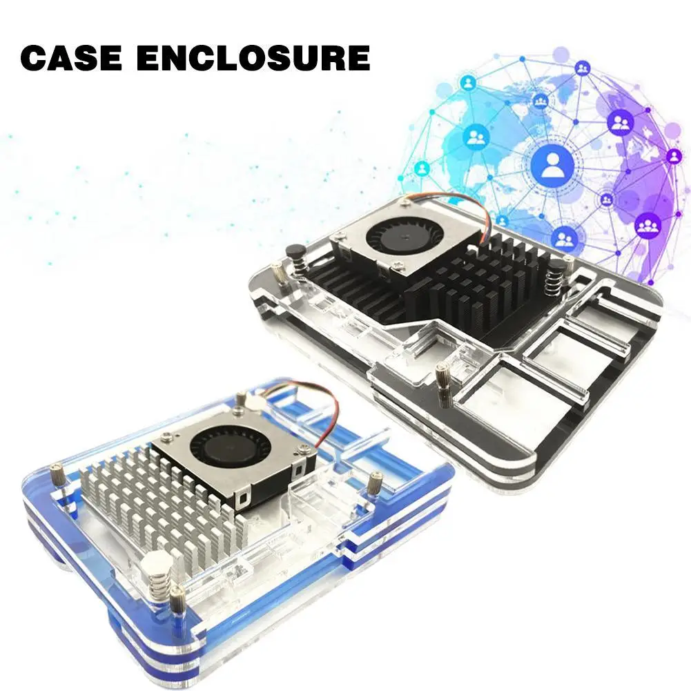 Custodia In Acrilico A 5 Strati Per Raspberry Pi 5 Compatibile Con Raspberry Pi 5 Active Cooler Per Custodia Raspberry Pi 5