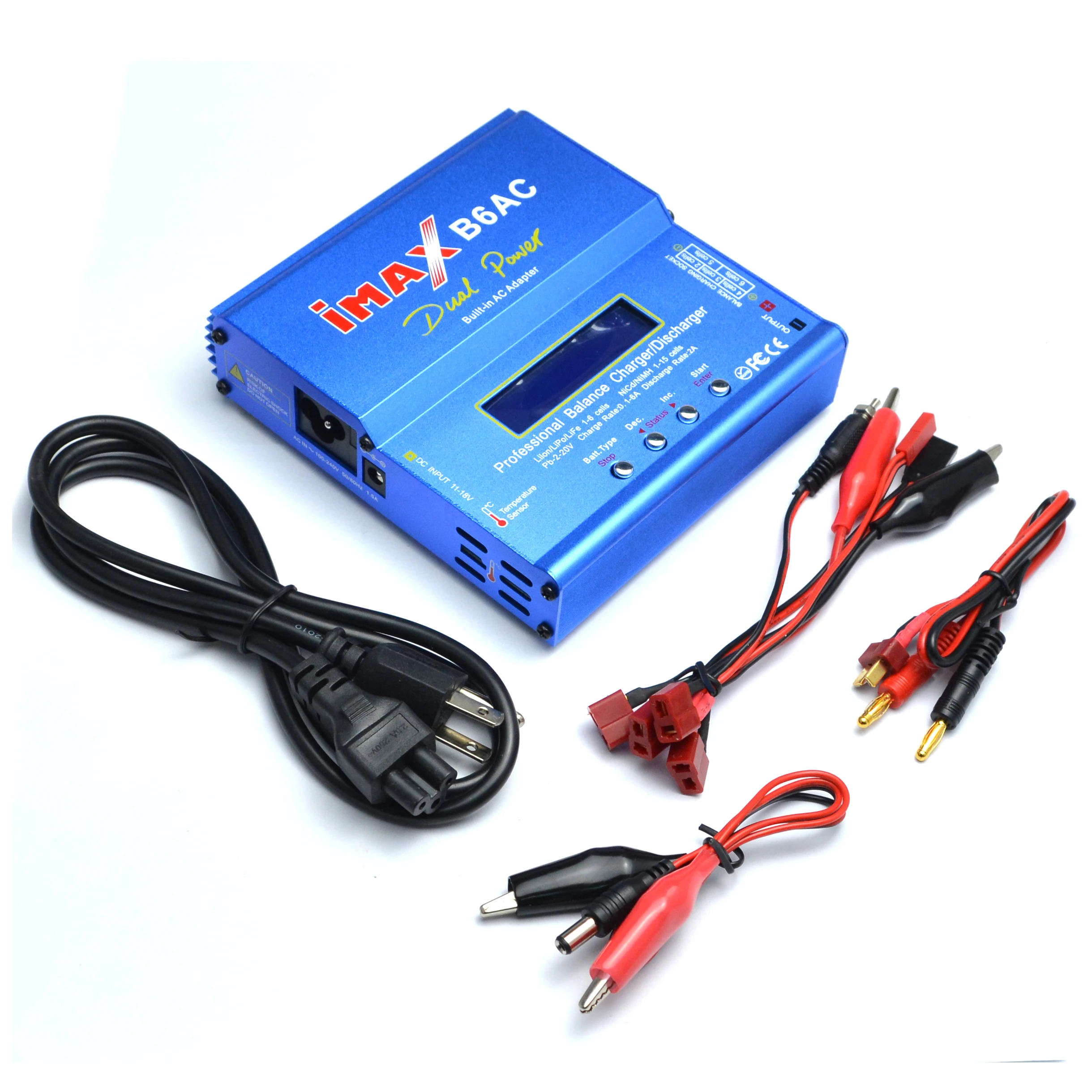 Nuovo Imax B6 Ac B6Ac Lipo Nimh 3S Rc Caricabatteria Con Cavo Di Alimentazione Universale B6Ac Europeo O Americano