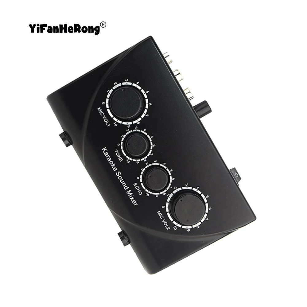 Eu Plug Karaoke Sound Mixer Sistema Audio Professionale Audio Digitale Portatile Sound Karaoke Machine Echo Mixer System