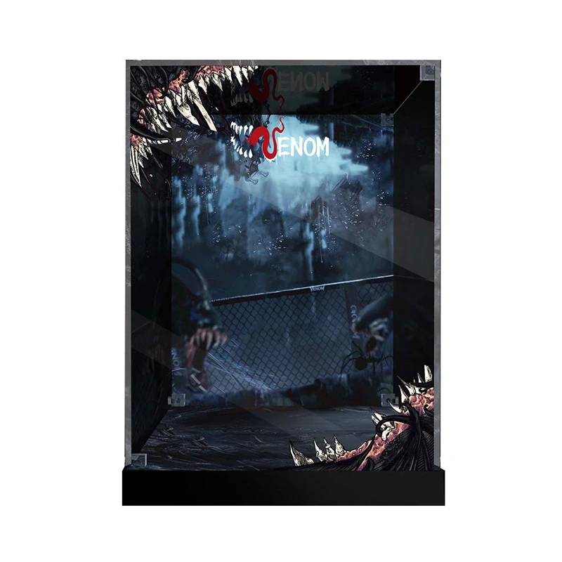 Vetrina Per Lego Venom 76187, 3Mm Teca In Acrilico Per Lego 76187 (Set Di Modelli Non Inclusi)