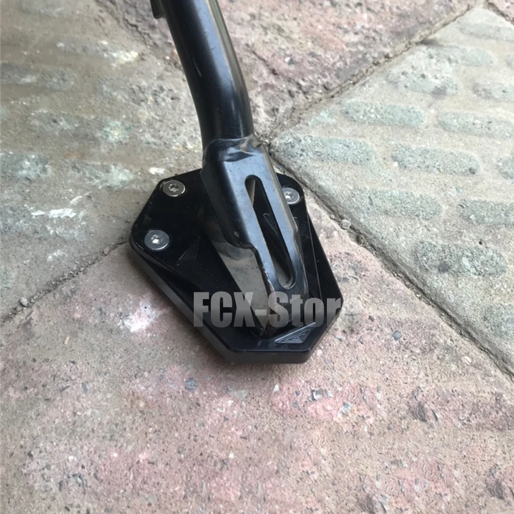Moto Cavalletto Cavalletto Cavalletto Laterale Estensione Pad Piastra Di Supporto Per Benelli Trk502 Trk 502X Trk 502 Bn600Gs Bn600 Bj600