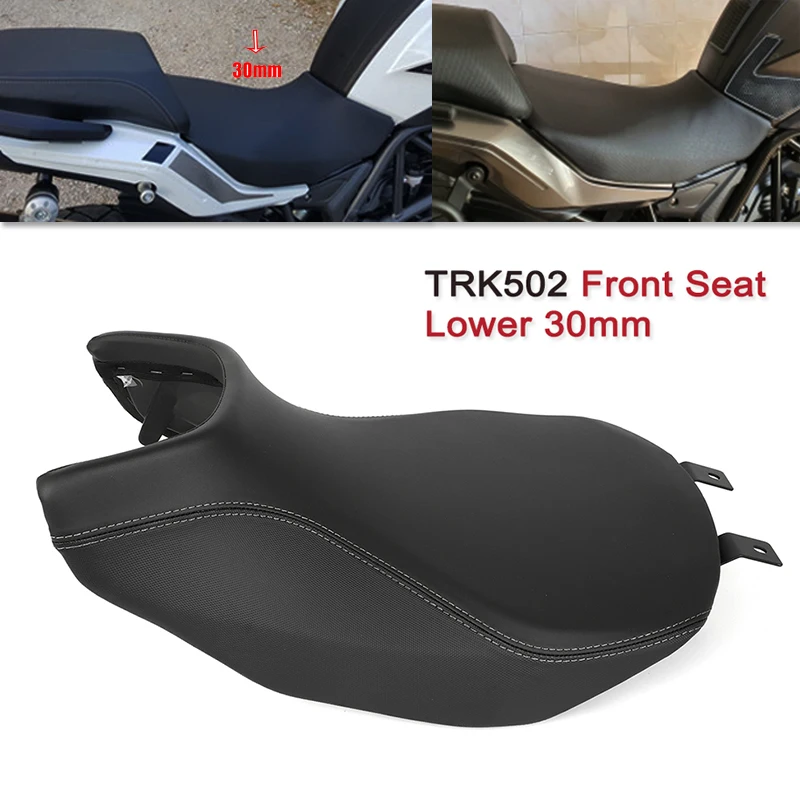 Cuscino Per Sella Del Sedile Con Gobba Inferiore Da 30Mm Per Benelli Trk502 Trk 502 Nero Vintage Sella Per Sella Accessori Per Moto