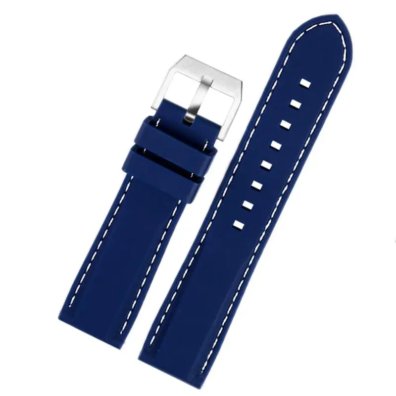 Pcavo Per Citizen Eagle Blue Angel Seconda Generazione Jy8078 Jy8075 Cinturino In Silicone Impermeabile Serie 22Mm
