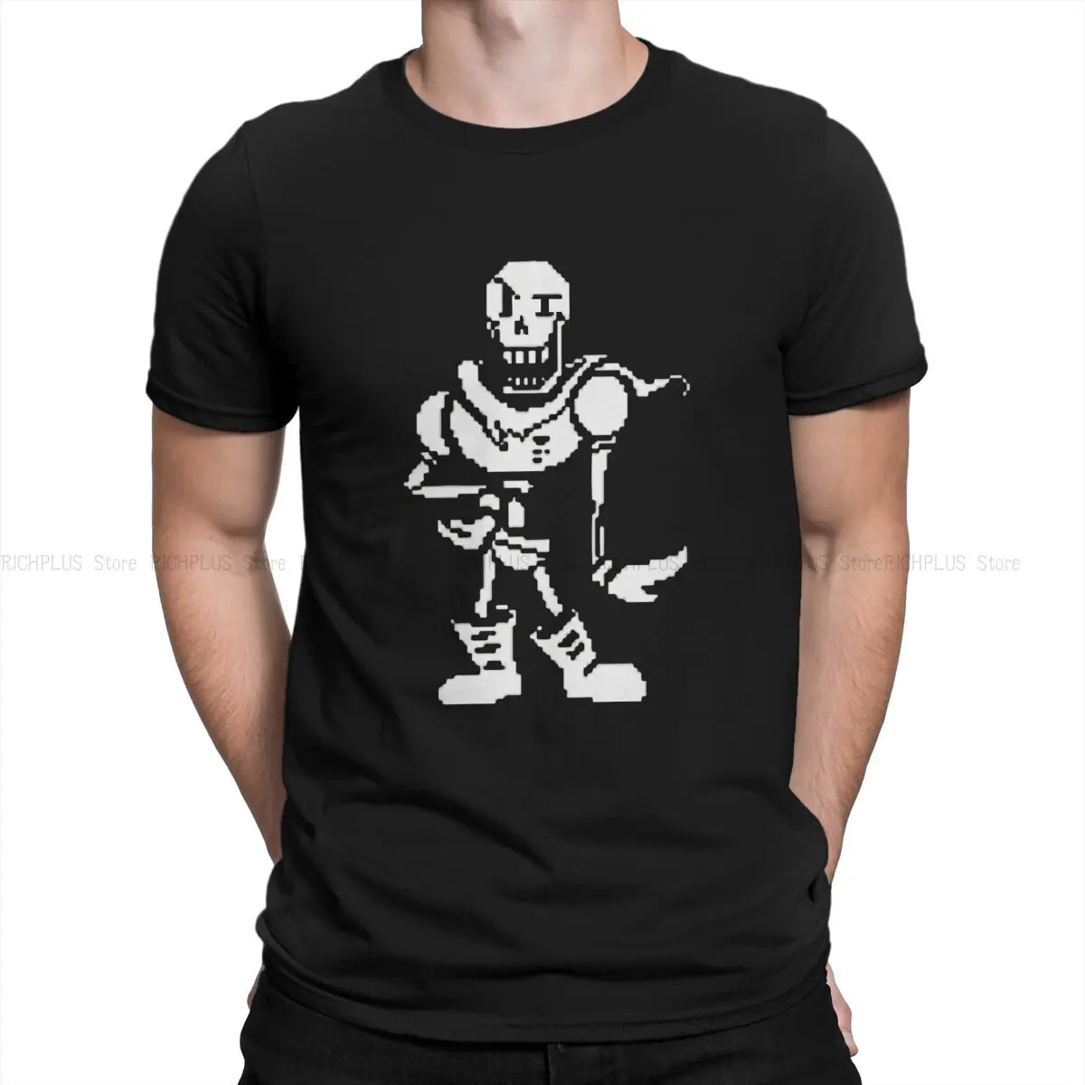 Maglietta Da Uomo Undertale Game Papyrus Design Individualità T Shirt Felpe Originali Hipster