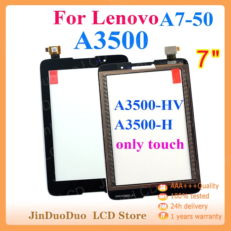 7.0 "Touch Per Lenovo Tab A7-50 A3500 A3500-Hv Touch Screen Digitizer Assembly Per Lenovo A3500 Touch Screen Repalcement A3500-H