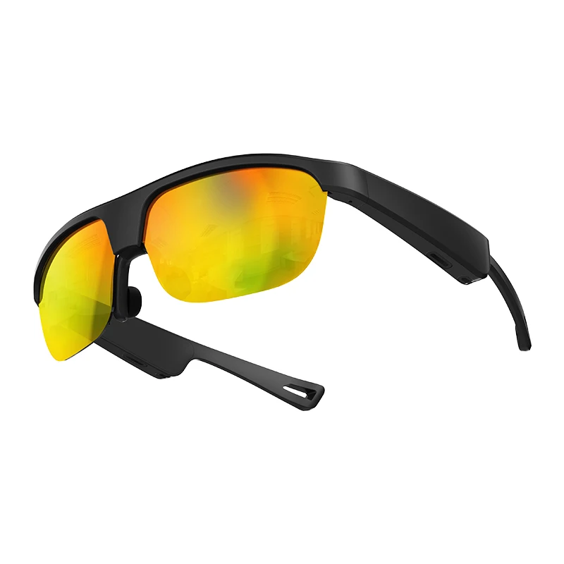 Smart Glasses Speaker Audio Headset Noise Cancelling Mic Open-Ear Impermeabile Anti-Blue Lens Car Handfree Blue Tooth 5.0