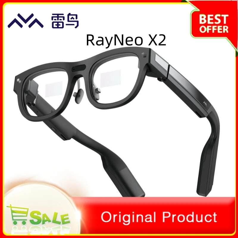 Occhiali Tcl Rayneo X2 Smart Ar, Occhiali Xr A Colori Wireless, Traduzione, Navigazione, Acquisizione Rapida Di Foto, Bluetooth