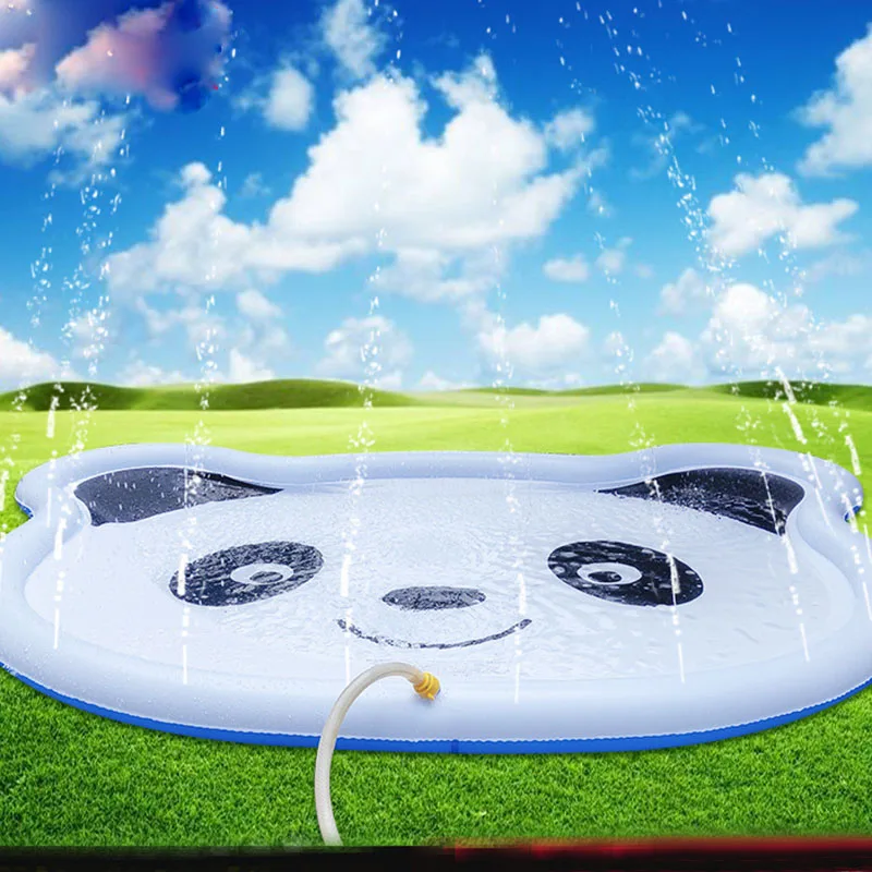 Piscine Spray Per Giochi D'Acqua In Stile Panda Per Piscine Estive All'Aperto Per Bambini Piscine Gonfiabili Per Bambini