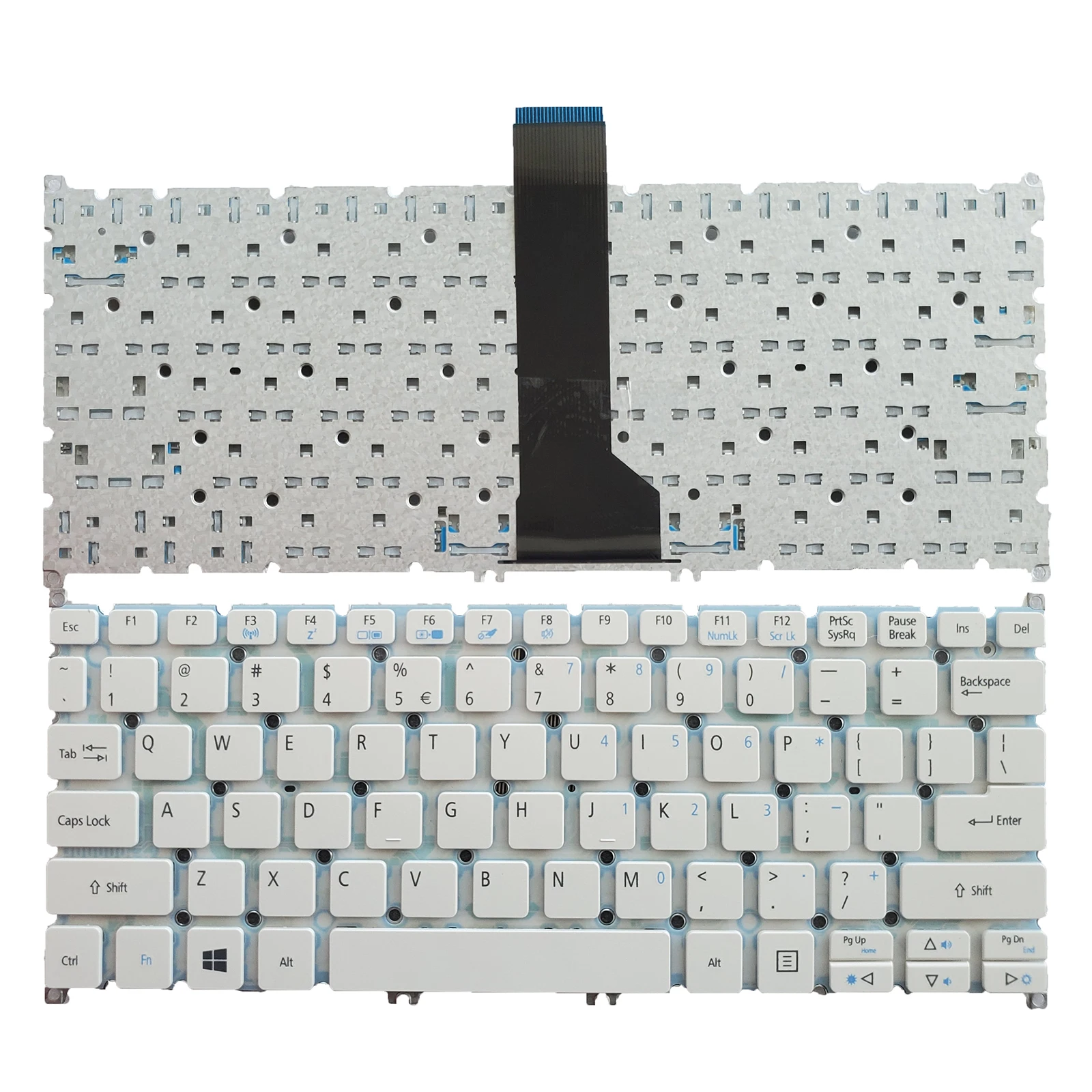 Nuovo Per Acer Aspire V5-122 V5-122P V5-132 V5-132P V13 V3-371 Tastiera Us White