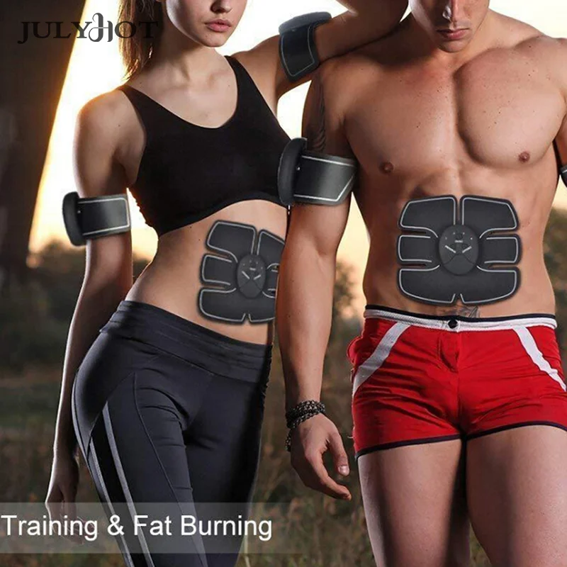 Smart Abs Stimulator Addominale Muscle Training Pad Ems Body Fit Trainer Dimagrante