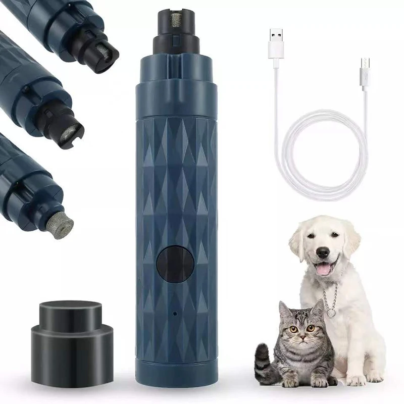 Tagliaunghie Elettrico Per Animali Domestici Con Led Light Dog Nails Grinder Trimmer Nipper Cat Paw Forbici Cutter Tool Animali Domestici Prodotto Per