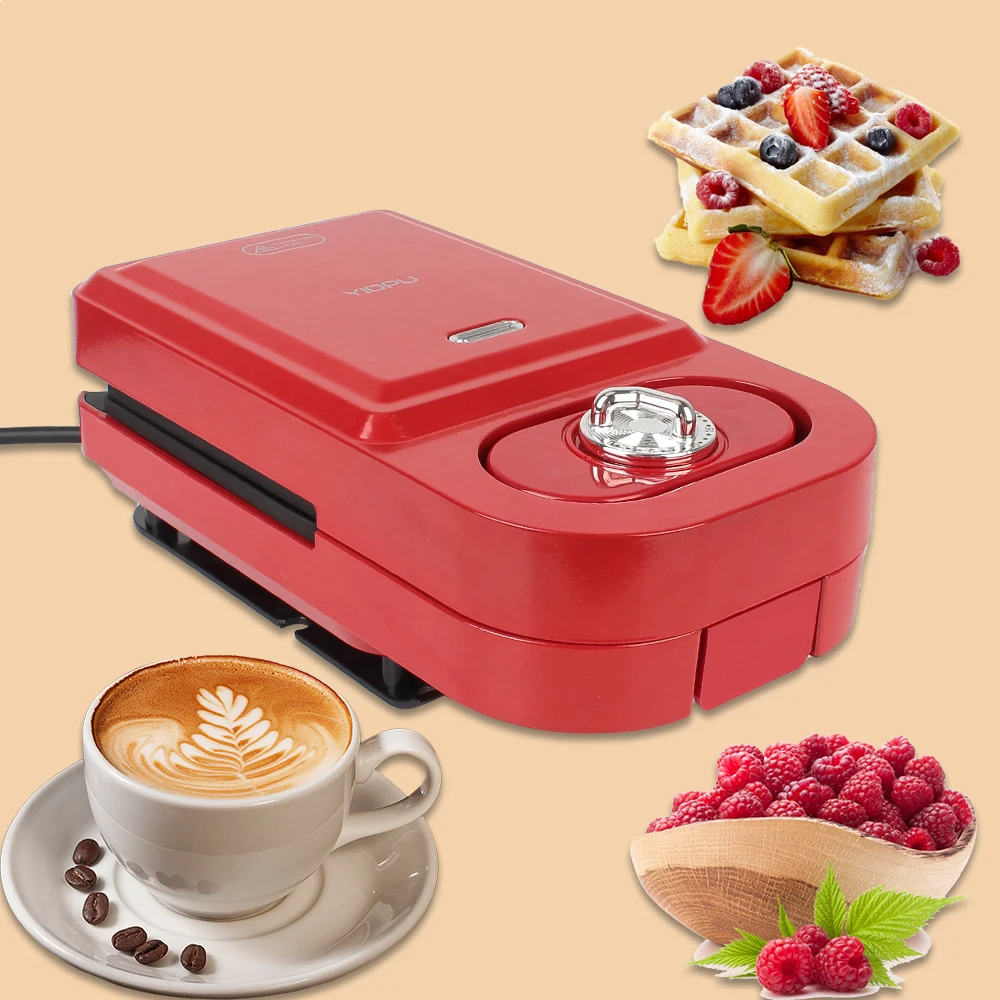 Forno Multifunzione Takoyaki Pancake Maker Sandwich Waffle Maker Mini Macchina Per La Colazione Elettrica Temporizzata