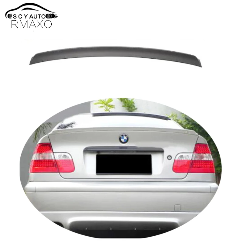 Per E46 Spoiler 98-06 Bmw E46 Bmw Serie 3 318 320 323 325 328 Spoiler Materiale Plastico Abs Car Rear Wing Colore Spoiler Posteriore