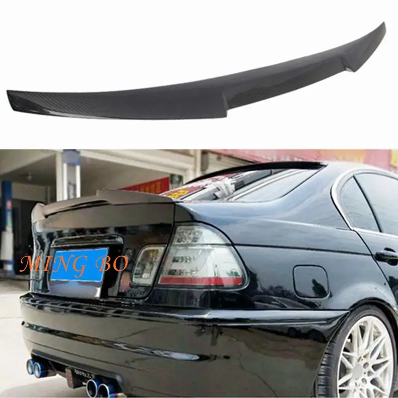 Spoiler Posteriore Per Bmw Serie 3 E46 Base Sedan M3 4-Door 2-Door 1998 - 2005 Real Carbon Fiber Trunk Lip Frp
