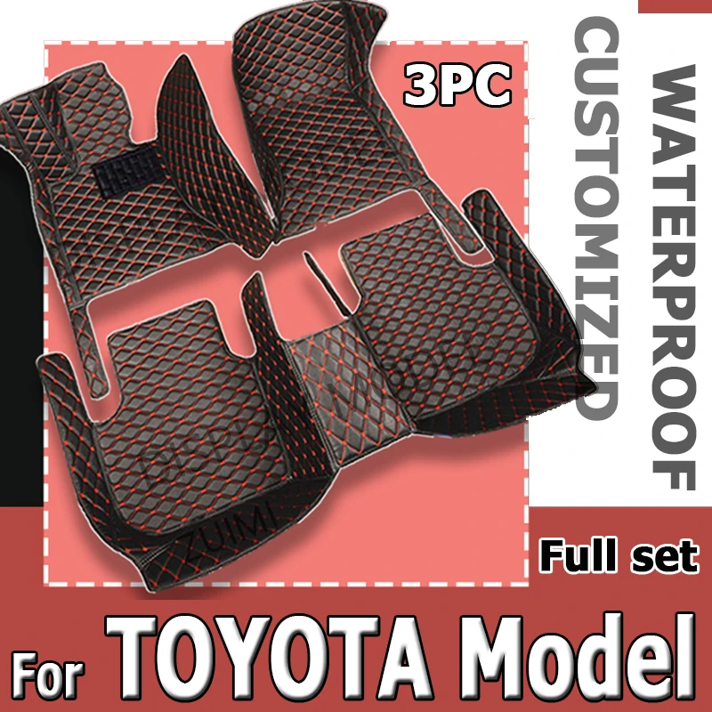 Tappetini Auto Per Toyota Prius C-Aqua Previa Reiz Sienna Tundra Tundra Ii Vios Fortuner Kluger Accessori Auto
