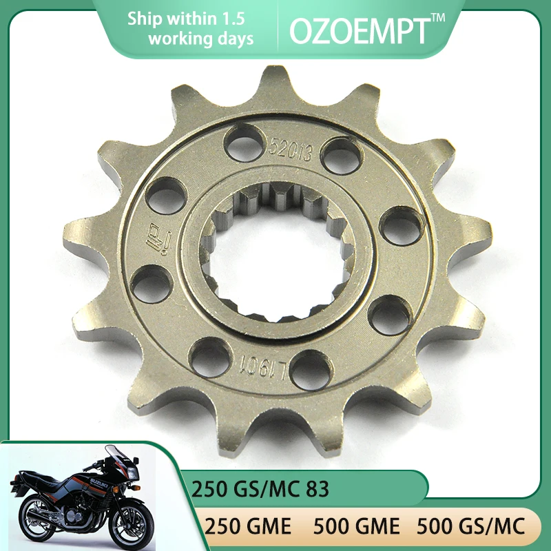 La Ruota Dentata Anteriore Del Motociclo Ozoempt 520-13T Si Applica A 250 Gs/Mc 83 250 Gme 86-87 500 Gme 86-87 500 Gs/Mc 83