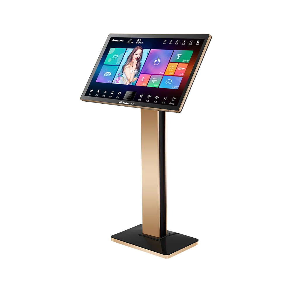 Inandon 21.5 "All In One Karaoke Portatile 6Tb Karaoke Set System Professional Digital Jukebox Karaoke Players Con Touch