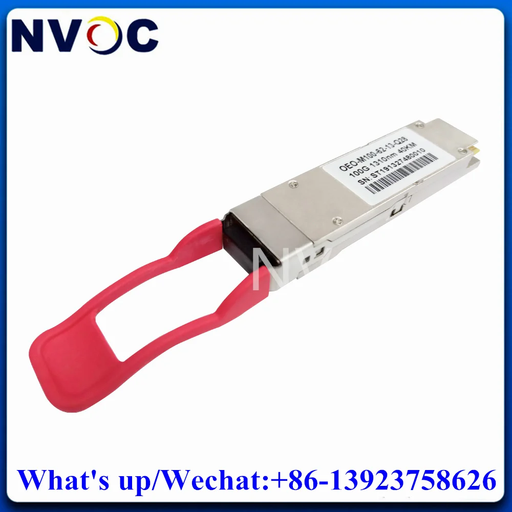 2 Pz 100G Qsfp28 Er4 40Km Dml + Apd Lc Lwdm 100G-Er4 Compatibile Muslimate 1310Nm Modulo Ricetrasmettitore Ottico Dom
