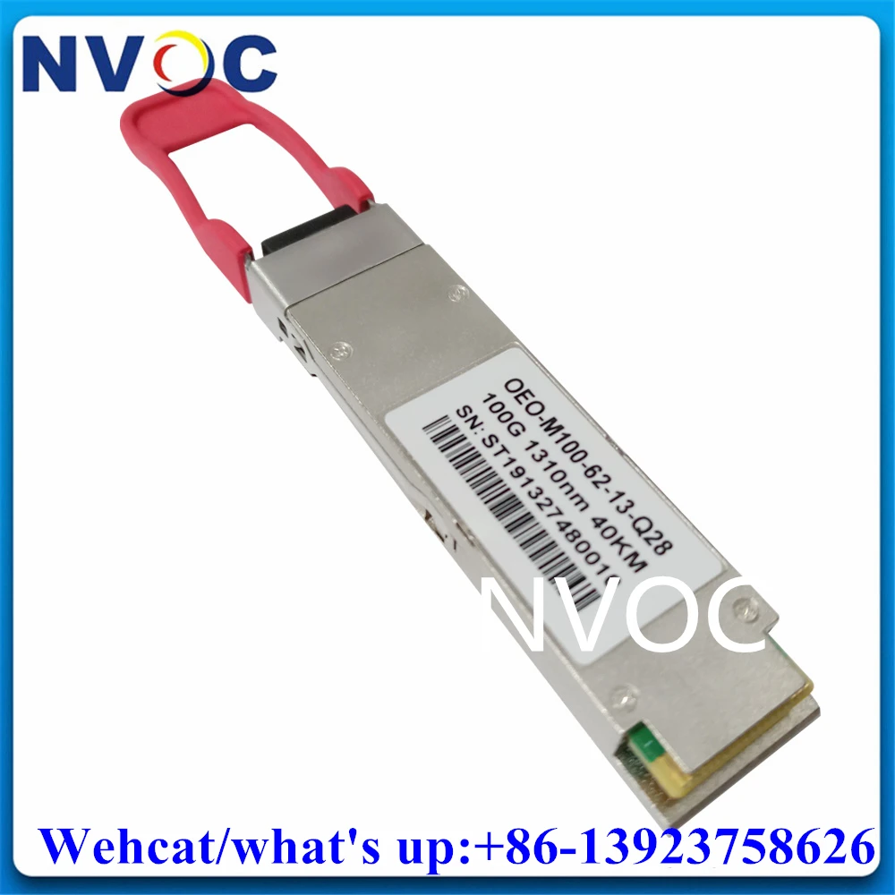 Ricetrasmettitore Ottico 100G Qsfp28 Er4 40Km Eml + Apd, Qsfp28-100G-1295 ~ Muslimedml Compatibile Con Il Codice Cisco/Huawei
