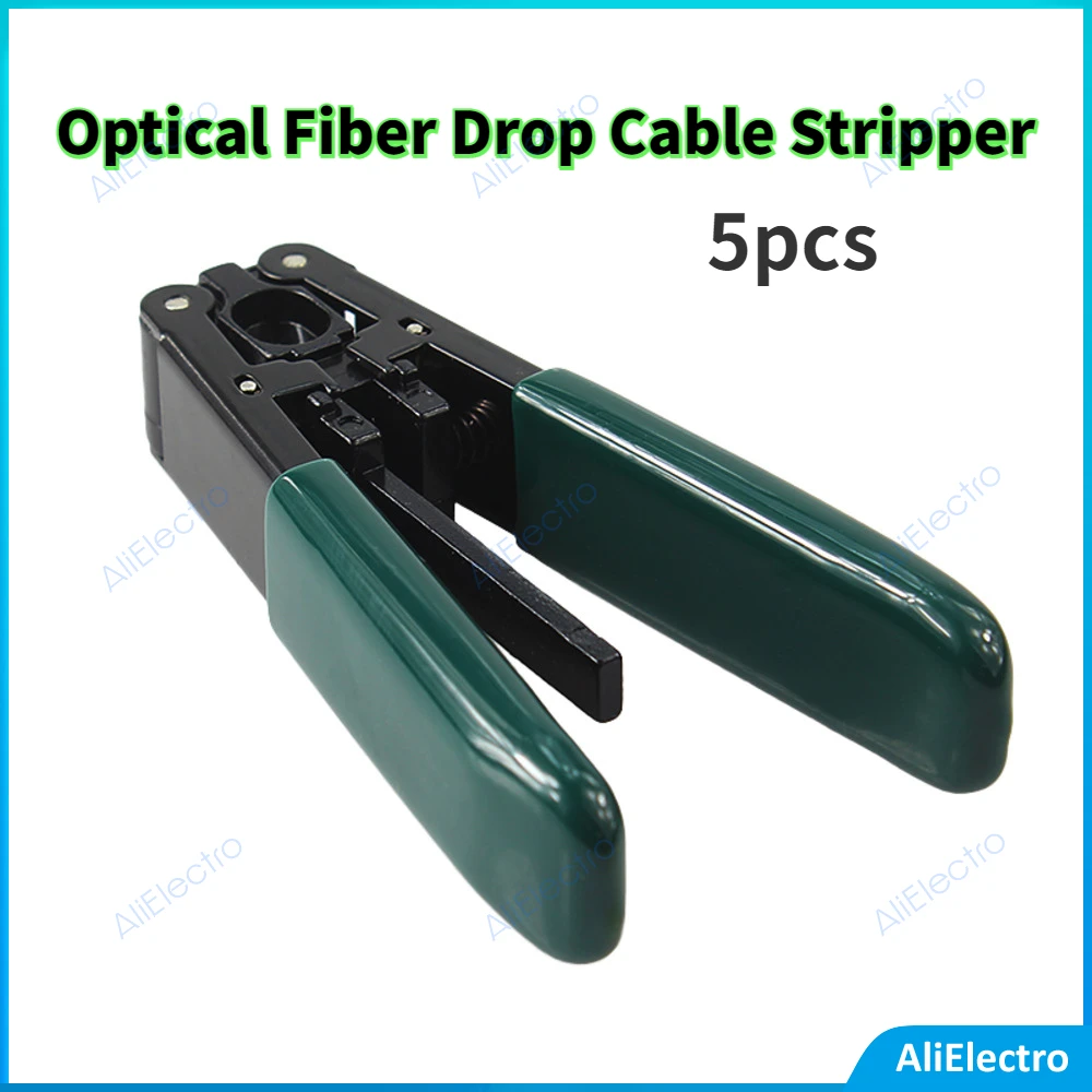 5 Pz Fibra Ottica Drop Cable Stripper Drop Cable Cutter Spelafili Per Cavi In Fibra Ottica Pinze Spelafili