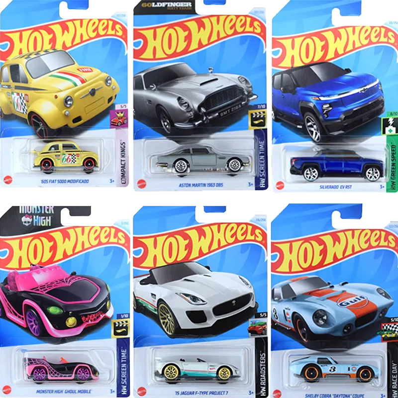 Genuine Hot Wheels 1:64 Car Diecast Suv Lowrider Jaguar Flat Sport Mdoels Tank Dodge Charger Ragazzi Toys Automobile 2024 E Batch