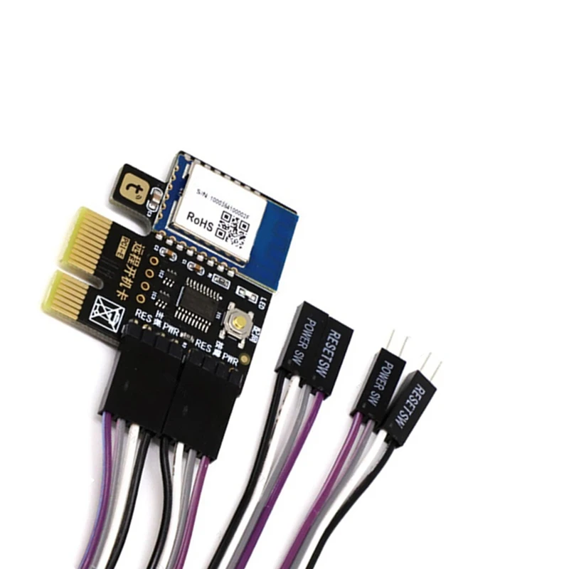 2X Tuya Wifi Computer Power Reset Switch Scheda Pcie Per Pc Destop Computer, Telecomando App, Supporto Google Home