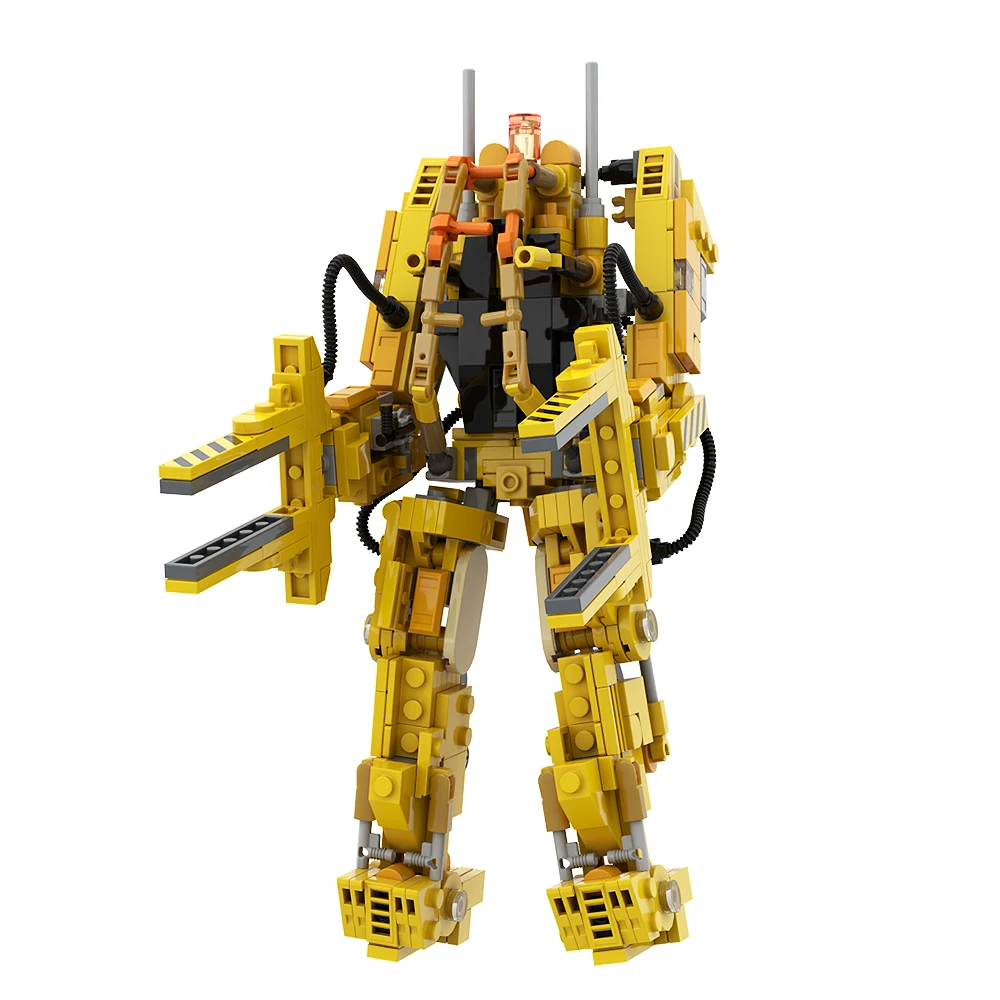 Mini P-5000 Powered Work Loader Building Blocks Moc Film Aliens Seriesv Set Di Modelli Fai Da Te Mattoni Giocattoli Compleanno Bambini Regalo Per Adul