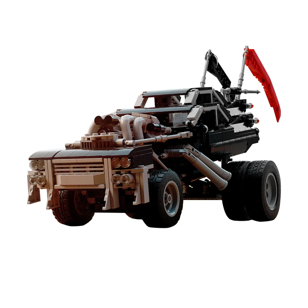 Moc The Gigahorse Chariot Building Blocks Film Mad Max Bricks Modello Di Auto Militare Set Giocattoli Per Bambini Regalo Ragazzo