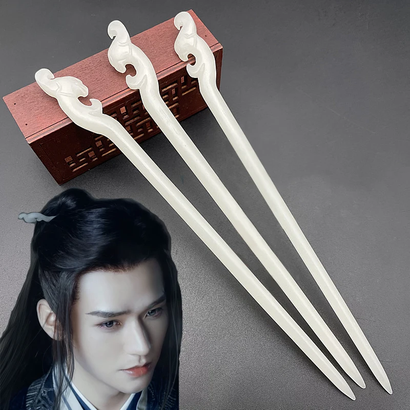 Snailify Word Of Honor Wen Ke Xing Hair Stick Hair Pin Jade Hair Fork Per Ventaglio Pieghevole Per Adulti