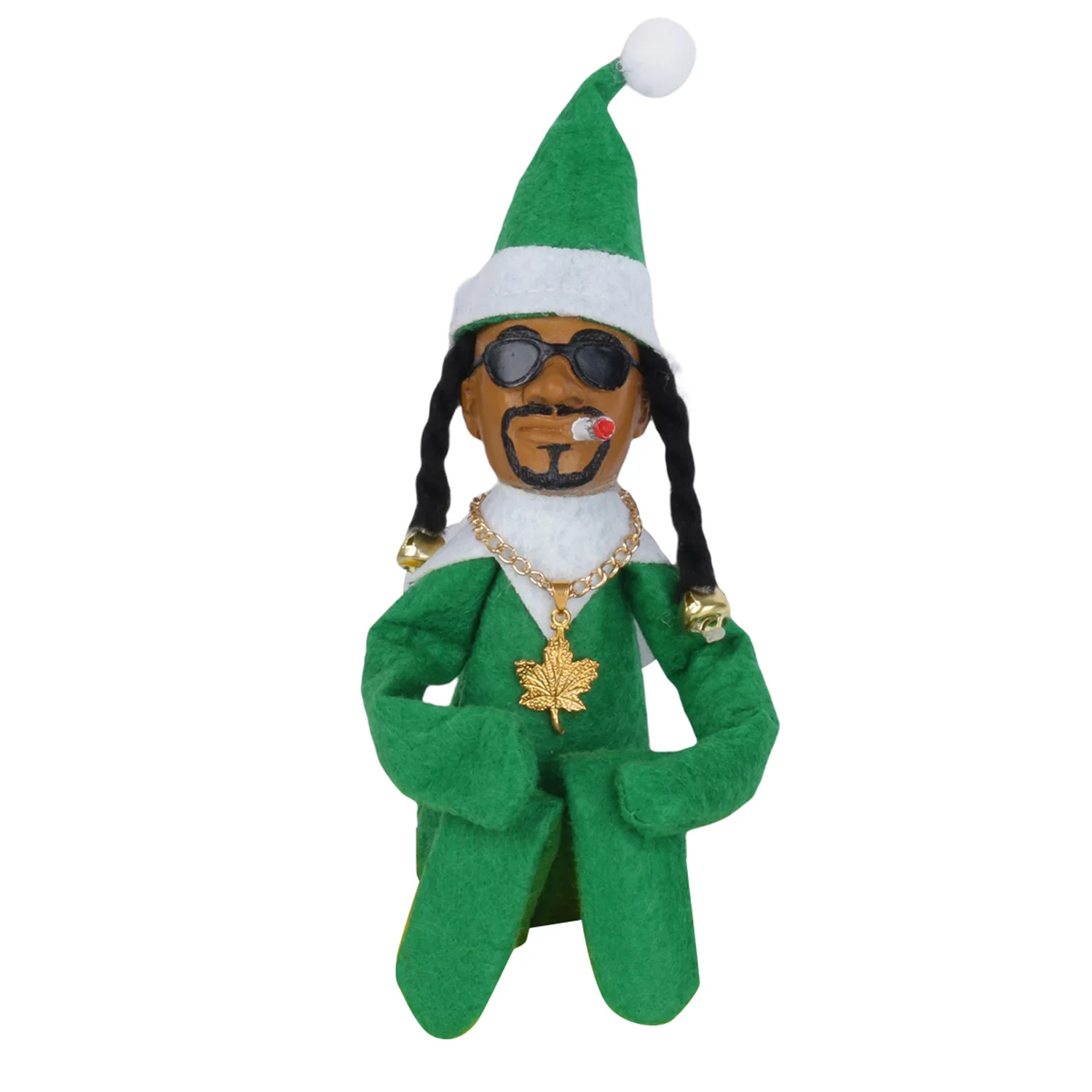 Snoop On The Stoop Green Elf Christmas Elf Doll Spy On A Bent Snoop On A Stoop Elf Doll On The Shelf Accessori Duende Verde
