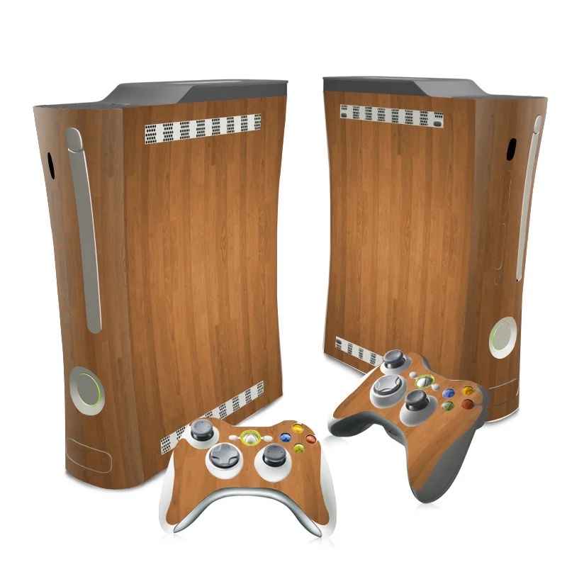 Disegni In Legno Adesivo Per Console Di Gioco Per Xbox 360 Fat Vinyl Decal Skin Wholesale