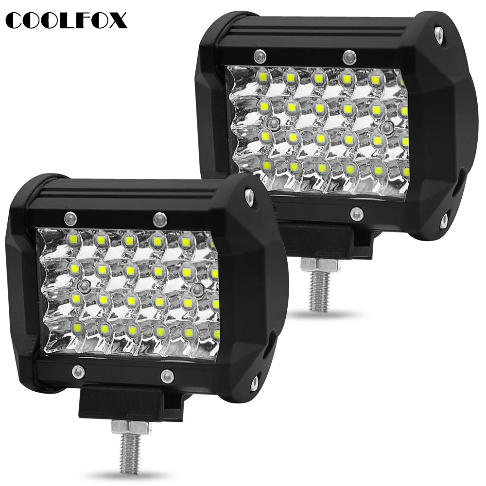 4 ''72 W Quad Fila Automotive Ha Condotto La Luce Bar Interior & Exterior Lighting Barca Cabina Luci Caravan Camion 4X4 Off Road Di Guida Lampada