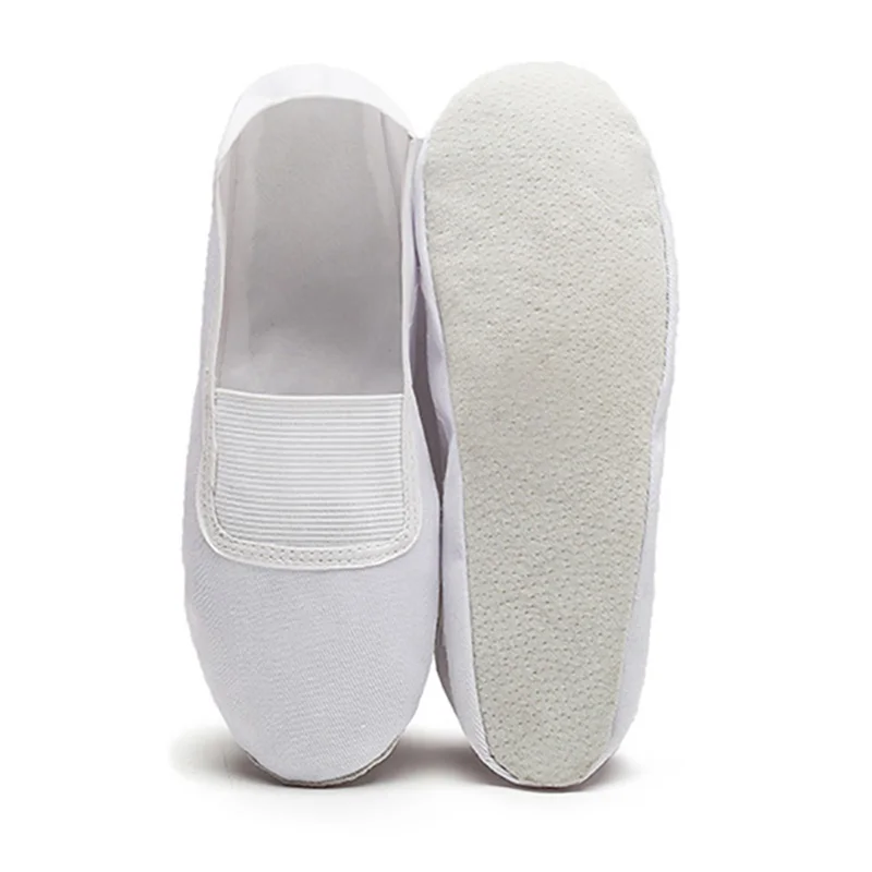 Ushine Eu22-45 Canvas Yoga Pantofole Insegnante Palestra Fitness Indoor Exercise Canvas Black Ballet Dance Shoes For Kids Girls Woman Man