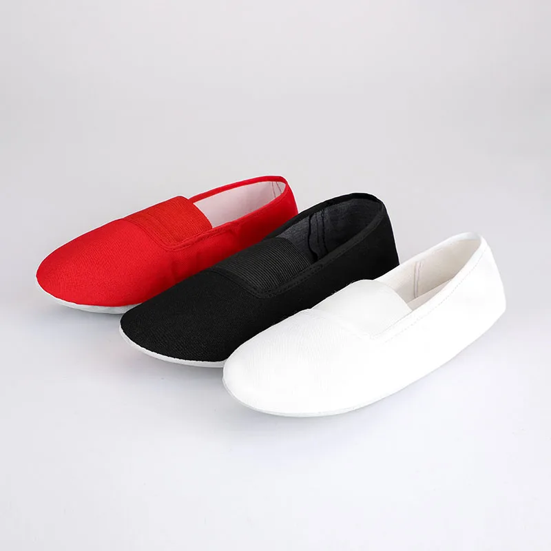 Ushine Eu22-45 Pantofole Di Tela Aggiornate Insegnante Palestra Esercizio Indoor Fitness Yoga Ballet Dance Shoes Bambini Ragazze Donna Uomo
