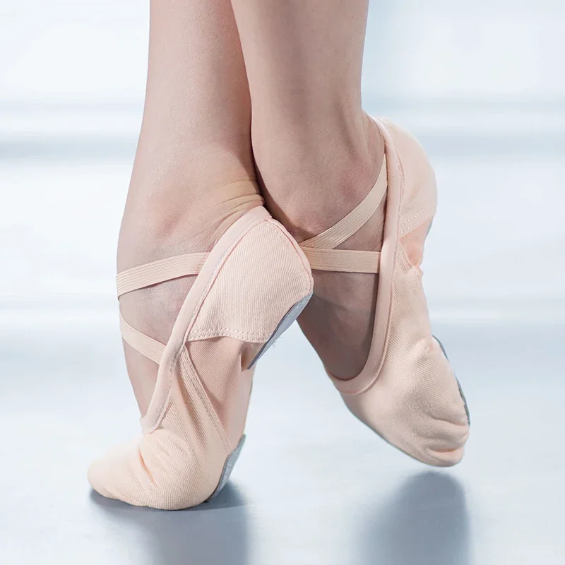 Pantofole Da Yoga Gym Teacher Dance For Girls Women Canvas Lace Free Ballerine