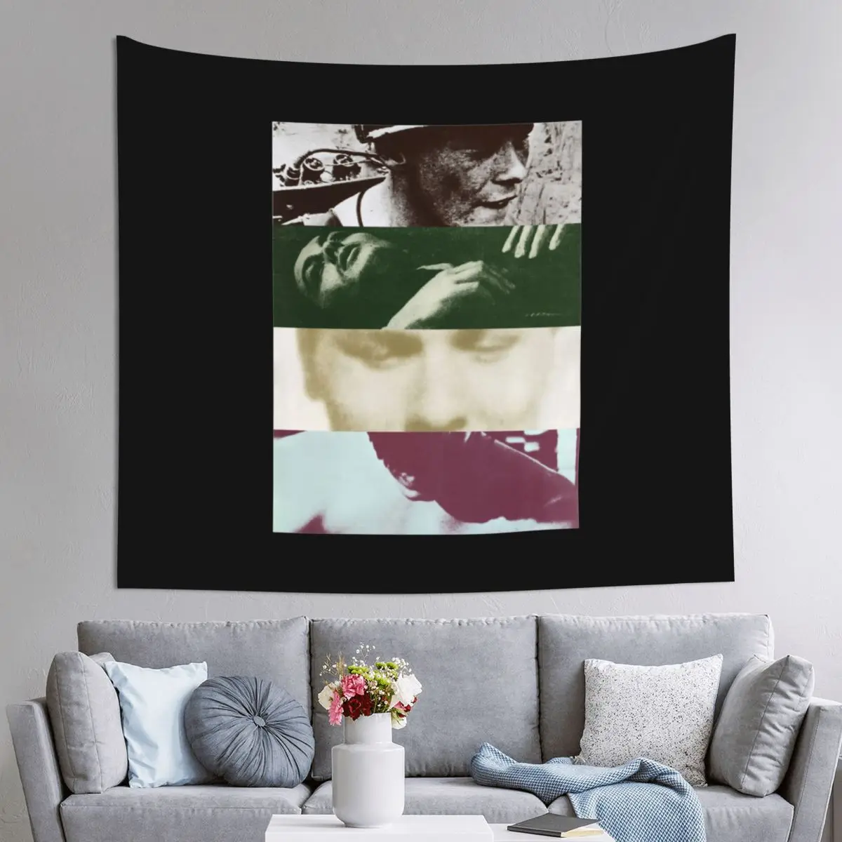 The Smiths Tapestry Wall Hanging Tessuto Stampato Arazzo Band Music Boho Throw Rug Coperta Wall Decor 95X73Cm