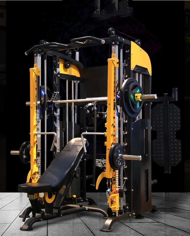 Attrezzature Per Il Fitness Body Building Palestra Multifunzionale Power Rack Palestra Smith Machine 3D Smith Machine