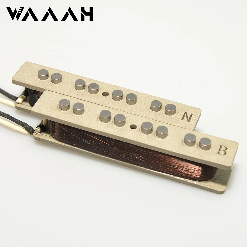 4 Stringhe 5 Corde Jazz Bass Pickup Set Open Alnico 5 Neck And Bridge Pickup Per Jb Bass